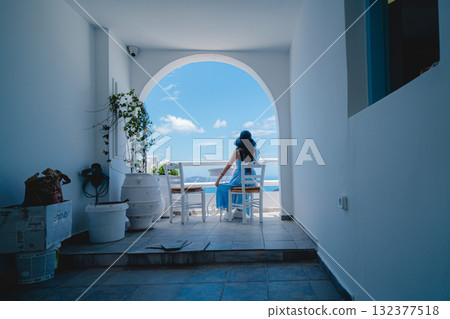 Beautiful landscape of Santorini 132377518