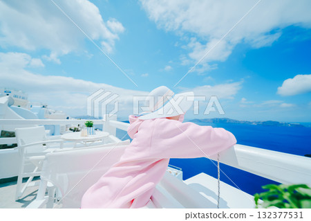 聖托里尼的美麗風景 聖托里尼的美麗風景 132377531