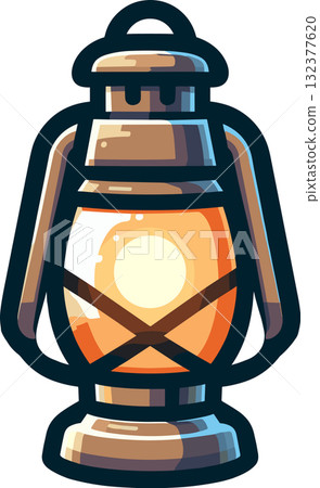 simple lantern illustration 132377620