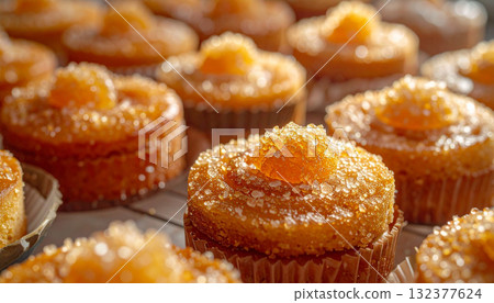 Homemade Cupcakes with Orange and Sugar Glaze Homemade Cupcakes with Orange and Sugar Glaze 132377624