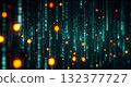 Bitcoin Cyber Matrix Code background 132377727