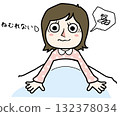 因失眠而無法入睡的女人 132378034