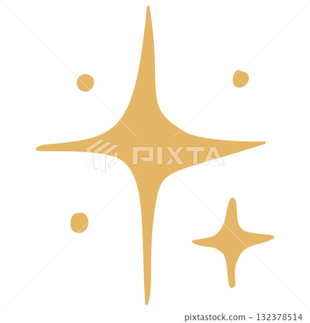 Celestial Sparkle Line Art Illustration with Radiant Star Cluster Elegant Cosmic Christmas Light Outline Minimal Magical Holiday Design for Winter Greeting Cards and Crafts 132378514