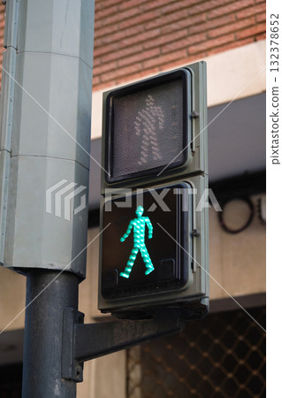 Close-up of city work traffic lights 132378652