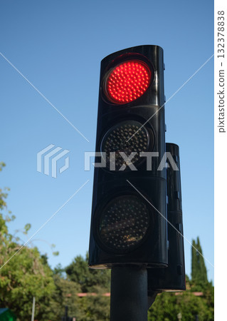 Close-up of city work traffic lights Close-up of city work traffic lights 132378838