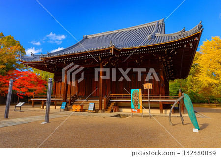 Ninnaji Temple Kannon Hall Autumn leaves 132380039