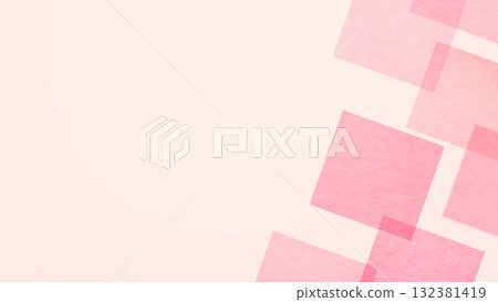Warm pink Japanese paper texture rectangle design background Warm pink Japanese paper texture rectangle design background 132381419