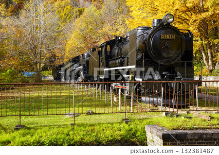 Triple steam locomotives at Kamuikotan (from the front: 9600 series, C57, D51) 132381487