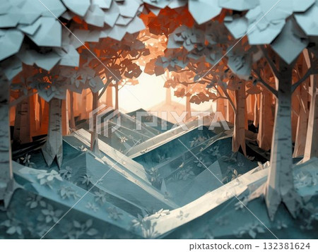 紙森林-工藝與自然的結合材料 紙森林-工藝與自然的結合材料 132381624