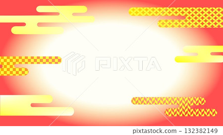 日式花紋背景③ 日式花紋背景③ 132382149