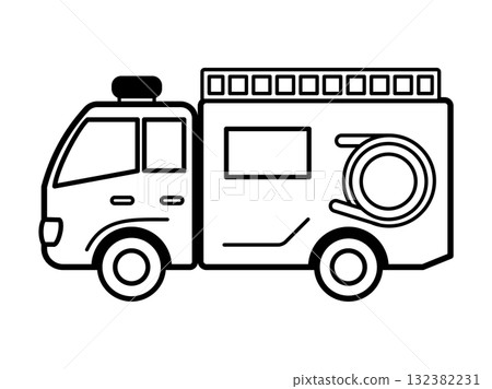 消防車（泵車）_單色 132382231