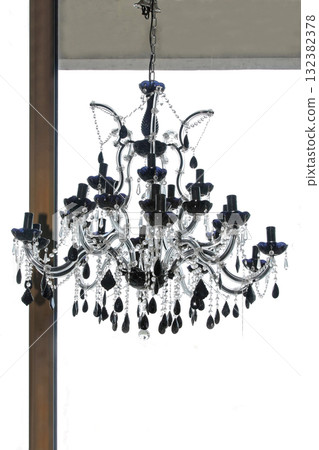 Crystal glass chandelier 132382378