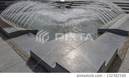 City Square Water Fountain City Square Water Fountain 132382588