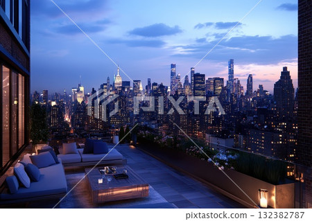 aerial view of downtown aerial view of downtown 132382787