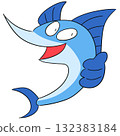 箭魚的插圖 132383184