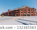 Yokohama Red Brick Warehouse and blue sky - Historical architecture and tourist spots in the Minato Mirai area of Yokohama 132383563