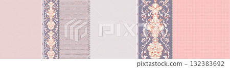 Handpainted Diverse Decorative Pattern Collection Artwork Assortment Handpainted Diverse Decorative Pattern Collection Artwork Assortment 132383692