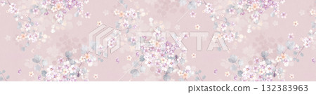 Handpainted Diverse Floral Decorative Pattern Collection Artwork Assortment 132383963