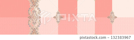 Handpainted Diverse Floral Decorative Pattern Collection Artwork Assortment 132383967