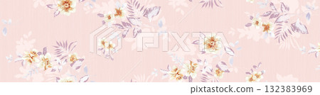 Handpainted Diverse Floral Decorative Pattern Collection Artwork Assortment Handpainted Diverse Floral Decorative Pattern Collection Artwork Assortment 132383969