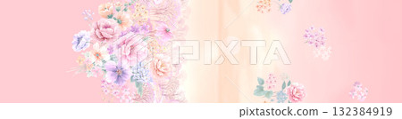 Handpainted Diverse Floral Decorative Pattern Collection Artwork Assortment Handpainted Diverse Floral Decorative Pattern Collection Artwork Assortment 132384919