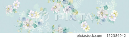 Handpainted Diverse Floral Decorative Pattern Collection Artwork Assortment Handpainted Diverse Floral Decorative Pattern Collection Artwork Assortment 132384942