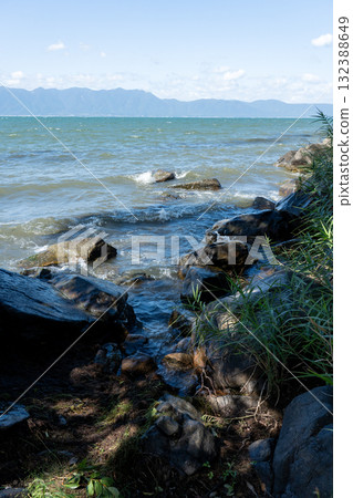 Biwa coast 132388649
