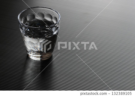 Glass with water 132389105