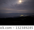 佐渡島的月亮與夜景 132389285