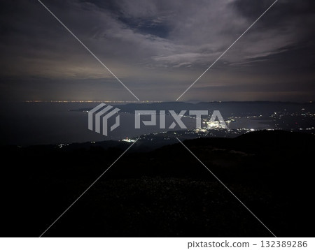 Night view of Sado Island 132389286