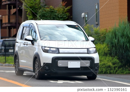 white minivan 132390161