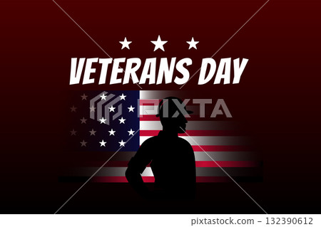 american veterans day patriotic soldier silhouette art american veterans day patriotic soldier silhouette art 132390612