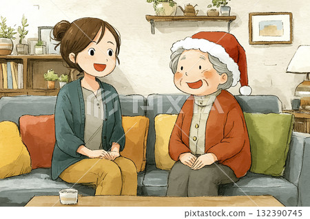 Miyu Series: Christmas Event at the Nursing Home 132390745