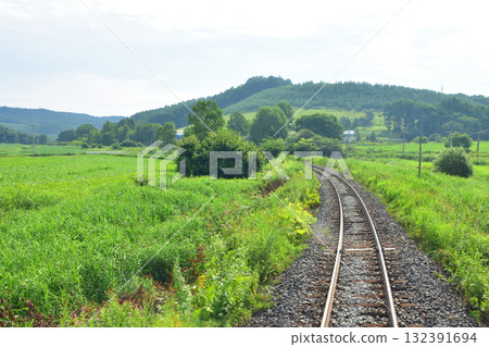 Scenery from Memanbetsu Station to Hiunai Station on the JR Hokkaido Sekihoku Main Line (Summer 2023) Scenery from Memanbetsu Station to Hiunai Station on the JR Hokkaido Sekihoku Main Line (Summer 2023) 132391694