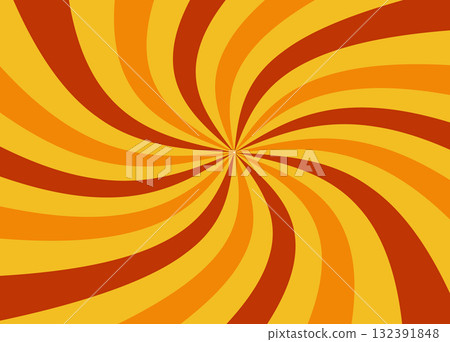 Retro multicolor sunburst background/orange and yellow radiation design Retro multicolor sunburst background/orange and yellow radiation design 132391848