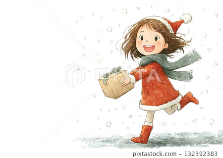 Miyu Series: Miyu Santa Cosplay Running Full Body Miyu Series: Miyu Santa Cosplay Running Full Body 132392383