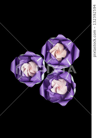 精美的摺紙作品 精美的摺紙作品 132392594