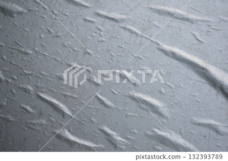 Metallic Wrinkled Surface Abstract Background 132393789