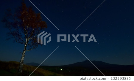 October Night Sky of Starry Breeze Hill October Night Sky of Starry Breeze Hill 132393885