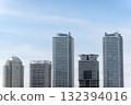 Yokohama cityscape with tower apartment buildings 132394016