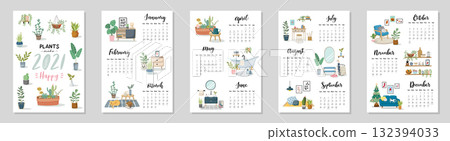 Hand-drawn style cute house design moon cover, article book, writing book, waiting list, memo, diary material sheet Hand-drawn style cute house design moon cover, article book, writing book, waiting list, memo, diary material sheet 132394033