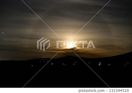 從宇宙觀測站看到的夜景 132394520