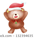 Christmas animal bear cute character 132394635