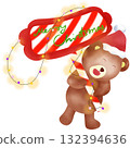 Christmas animal bear cute character 132394636
