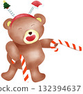 Christmas animal bear cute character 132394637