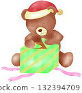 Cute Christmas Bear  132394709