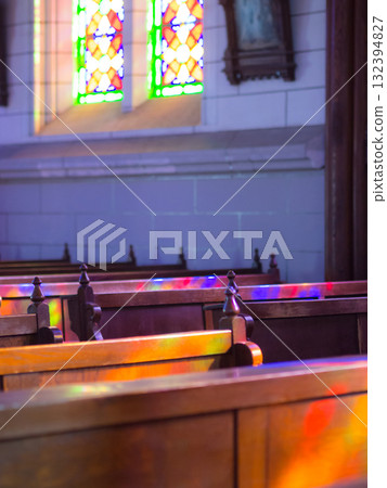 Stained glass light Stained glass light 132394827