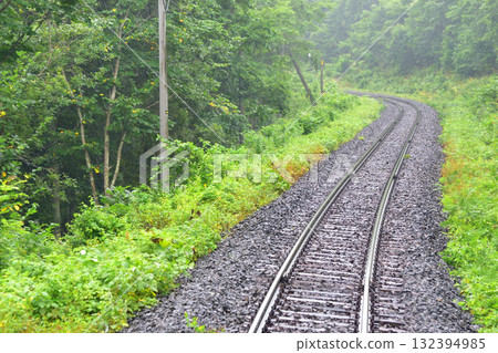 A view of the JR Hokkaido Sekihoku Main Line between Rubeshibe Station and Ikutahara Station (Summer 2023) 132394985