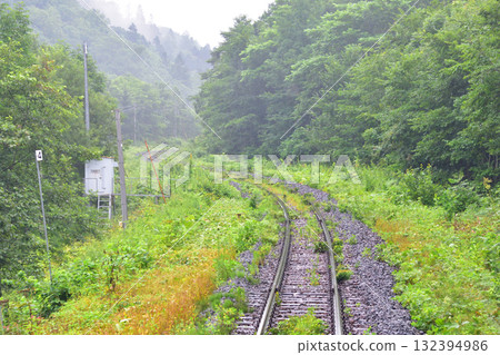 A view of the JR Hokkaido Sekihoku Main Line between Rubeshibe Station and Ikutahara Station (Summer 2023) 132394986