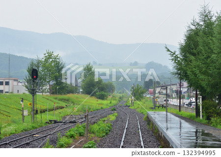 A view of the JR Hokkaido Sekihoku Main Line between Rubeshibe Station and Ikutahara Station (Summer 2023) A view of the JR Hokkaido Sekihoku Main Line between Rubeshibe Station and Ikutahara Station (Summer 2023) 132394995